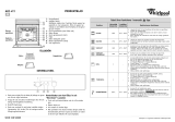 Whirlpool AKZ 472 WH Program Chart