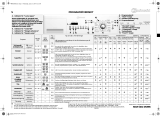 Bauknecht WAK 9870 GULDSEGL Program Chart