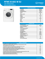 Indesit MTWE 81683 W EU NEL Data Sheet