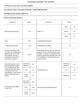 Indesit MTWE 81683 W EU Product Information Sheet