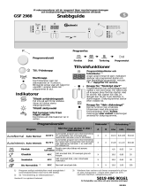 Bauknecht GSF 2988 WS Program Chart