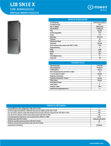 Indesit LI8 SN1E X NEL Data Sheet