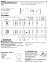 Indesit MTWA 71484 W EE Daily Reference Guide