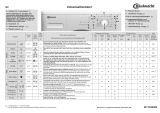 Bauknecht WA 74-2 SD Program Chart