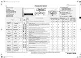 Bauknecht WAE 8769 BK Program Chart