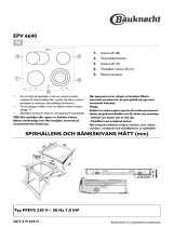 Bauknecht EPV 6640 IN Program Chart