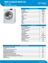 Indesit BWE 81683X WSSS EU Product data sheet