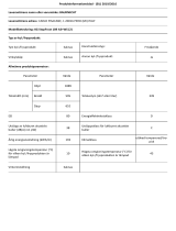 Bauknecht KG StopFrost 189 A3+WS Product Information Sheet