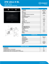 Indesit IFW 4844 H BL Product data sheet
