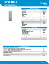 Indesit INFC8 TI21X NEL Data Sheet