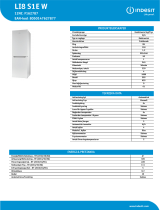 Indesit LI8 S1E W Product data sheet