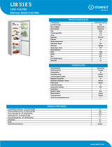 Indesit LI8 S1E S Product data sheet