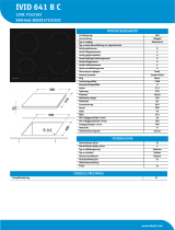 Indesit IVID 641 B C Product data sheet