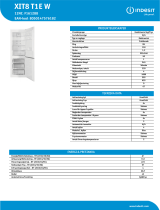 Indesit XIT8 T1E W Product data sheet