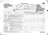 Whirlpool AWO 9960/1 Program Chart