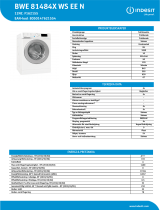 Indesit BWE 81484X WS EE N Product data sheet