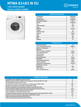 Indesit MTWA 81483 W EU NEL Data Sheet