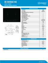 Indesit IB 88B60 NE Product data sheet