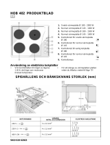 IKEA HOB 402/W Program Chart