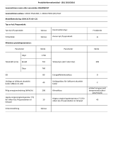 Bauknecht GKN 2173 A3+ Product Information Sheet