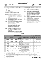 Bauknecht GSXK 2990 WP Program Chart