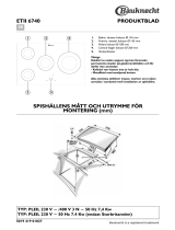 Bauknecht ETII 6740 NE Program Chart