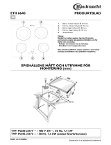 Bauknecht ETII 6640 NE Program Chart