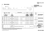 Bauknecht TRAS 6120/6 BK Program Chart