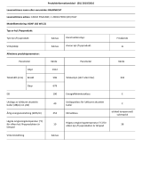 Bauknecht KGNF 182 WS Product Information Sheet