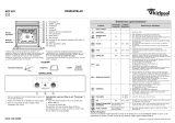 Whirlpool AKZ 659 NB Program Chart