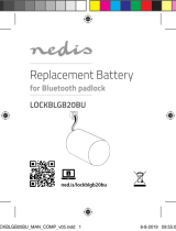 Nedis Replacement Battery for Bluetooth padlock Användarguide