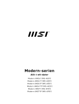 MSI Modern AM241 11M Bruksanvisning