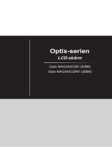 MSI Optix MAG342CQR Bruksanvisning