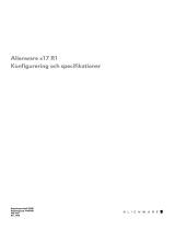 Alienware x17 R1 Användarguide