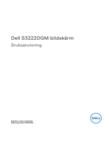 Dell S3222DGM Användarguide