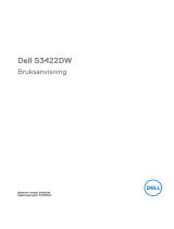 Dell S3422DW Användarguide