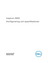 Dell Inspiron 3662 Snabbstartsguide