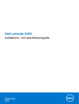 Dell Latitude 5400 Bruksanvisning