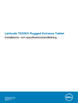 Dell Latitude 7220EX Rugged Extreme Bruksanvisning