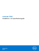 Dell Latitude 7520 Bruksanvisning
