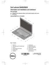 Dell Latitude E6520 Snabbstartsguide