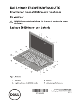 Dell Latitude E6430 ATG Snabbstartsguide