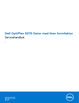 Dell OptiPlex 5070 Användarmanual