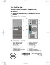Dell OptiPlex 790 Snabbstartsguide