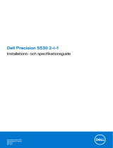 Dell Precision 5530 2 in 1 Bruksanvisning