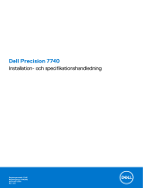 Dell Precision 7740 Bruksanvisning