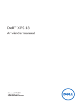 Dell XPS 18 1820 Användarguide