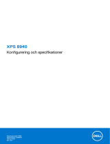 Dell XPS 8940 Snabbstartsguide