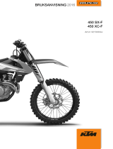 KTM 450 XC-F 2016 Bruksanvisning