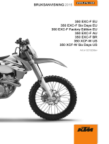 KTM 350 XCF-W Six Days 2015 Bruksanvisning